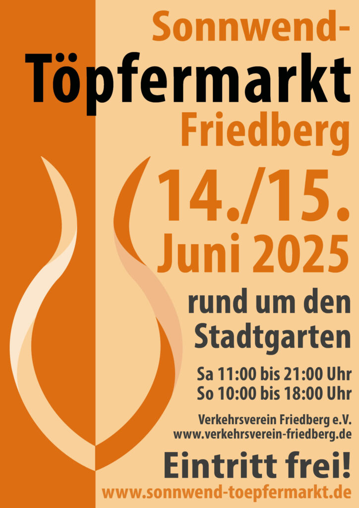 Sonnwend-Töpfermarkt Friedberg 2025